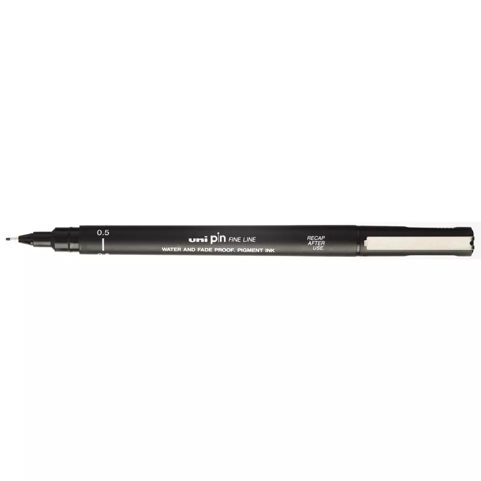 Uni Pin Fineliner 0.5 mm Black