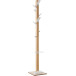 Easycloth Model A Wooden Coat Rack, White