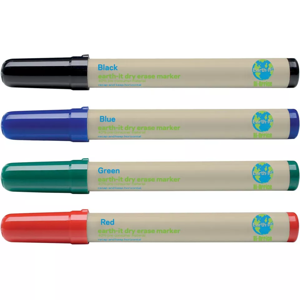 Bi-Office Earth-It whiteboardmarkers,...