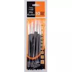 Hobby Paintbrush Set, 10 Pieces