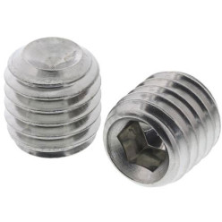 Allen Pressure Screw for Handles M6x6mm Nickel Plated per piece