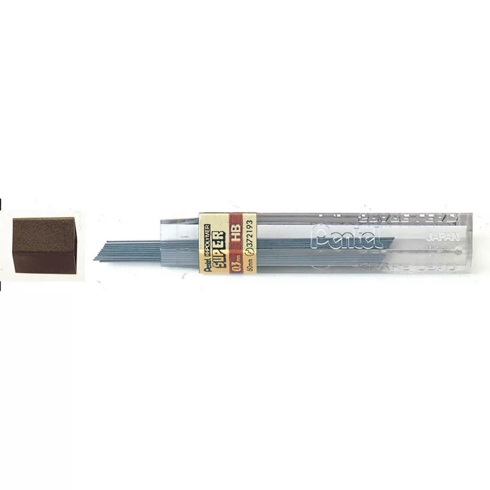Pentel mines, 0,3 mm, HB, étui de 12...