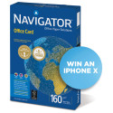Navigator Office Card papier de présentation, ft A4, 160 g, paquet de 250 feuilles