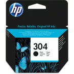 HP 304 Black Original Ink Cartridge (N9K06AE), 120 pages