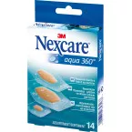 3M pansement Nexcare Aqua 360° 3 formats, paquet de 14 pièces