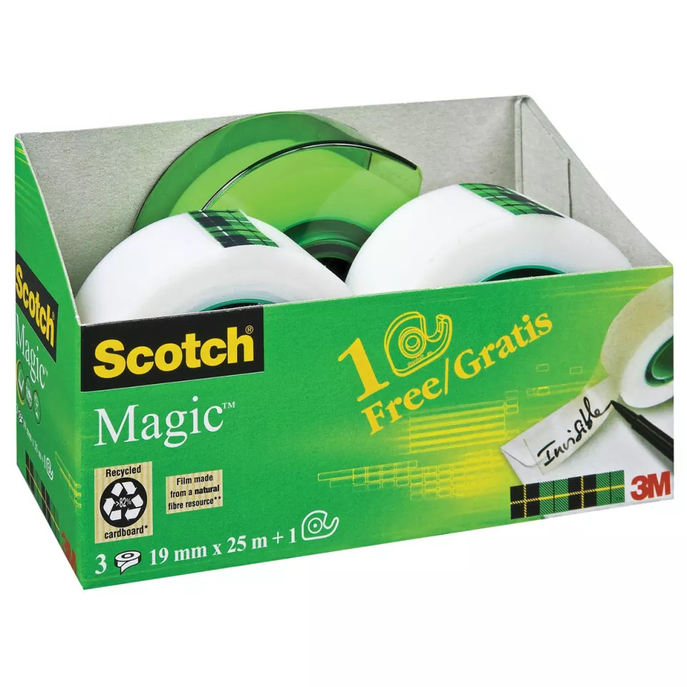 Scotch ruban adhésif Magic Tape, 3...