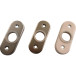Oval Rose Door Escutcheon No.15 Brown Aluminum / 2pcs