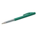 Bic stylo bille M10 Clic, pointe moyenne, 0,4 mm, vert