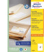 Avery étiquettes blanches universelles recyclées ft 210 x 148 mm (l x h), 200 pièces, 2 par feuille