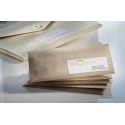 Avery Witte gerecycleerde universele etiketten Ft 210 x 148 mm (b x h), 200 stuks, 2 per blad