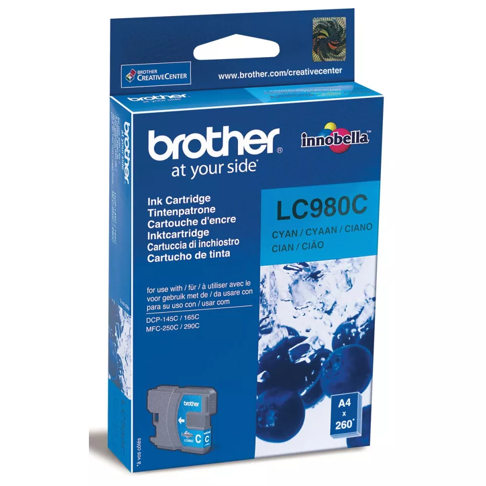 Genuine Brother LC980C Ink Cartridge...