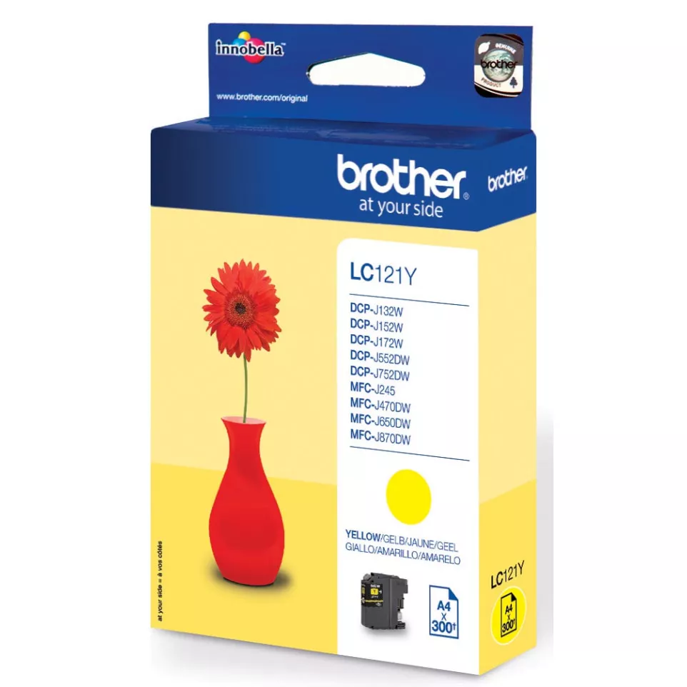 Genuine Brother LC121Y Ink Cartridge...