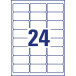 Avery ultra resistente etiketten voor buiten ft 63,5 x 33,9 mm (b x h), doos van 240 etiketten