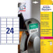 Avery étiquettes polyéthylène ultra-résistantes ft 63,5 x 33,9 mm (l x h), boîte de 240 étiquettes