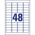 Avery L7911-10 étiquettes ultra résistantes ft 45,7 x 21,2 mm (b x h), 480 étiquettes, blanc