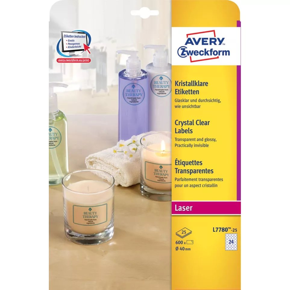 Avery Crystal Clear Transparent...