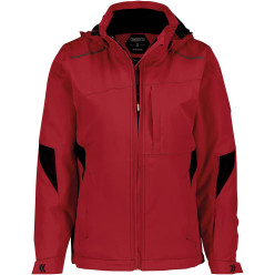 Dames stretch winterjas - Nordix - rood - Dassy - M / PCE