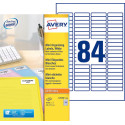 Avery Mini Laser Labels 46x11.1mm White Pack of 8400