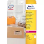 Avery L7565-25 verzendetiketten ft 99,1 x 67,7 mm (b x h), 200 etiketten, transparant
