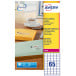 Avery L7551-25 étiquettes adresse ft 38,1 x 21,2 mm (b x h), 1.625 étiquettes, transparent