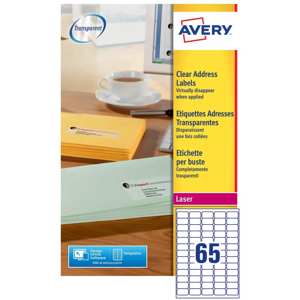 Avery L7551-25 étiquettes adresse ft...