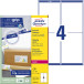 Avery L7169 White Laser Shipping Labels Ultragrip 4 per sheet 99.1 x 139 mm 100 sheets