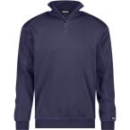 Sweater met halve rits -...