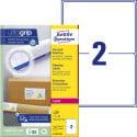 Avery L7168 Laser Shipping Labels White Ultragrip 100 Sheets 2 Per Sheet 199.6 x 143.5 mm