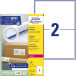 Avery L7168 Laser Shipping Labels White Ultragrip 100 Sheets 2 Per Sheet 199.6 x 143.5 mm