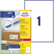 Avery L7167, Etiquettes d'expédition, Laser, Ultragrip, blanches, 100 pages, 1 per page, 199,6 x 289,1 mm