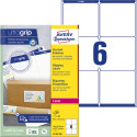 Avery L7166 Laser Shipping Labels Ultragrip White 99.1 x 93.1 mm 6 per sheet 100 sheets