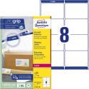 Avery L7165, Verzendetiketten, Laser, Ultragrip, wit, 100 vellen, 8 per vel, 99,1 x 67,7 mm