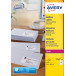 Avery L7163, Adresetiketten, Laser, Ultragrip, wit, 40 vellen, 14 per vel, 99,1 x 38,1 mm