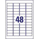 Avery L6145-20 NoPeel etiketten ft 45,7 x 25,4 mm (b x h), 800 etiketten, wit