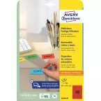 Avery Mini-etiketten rood