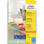 Avery afneembare gekleurde...