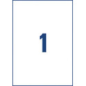 Avery L4775-20 ultra-sterke etiketten ft 210 x 297 mm (b x h), 20 etiketten, wit