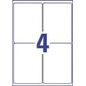 Avery L4774-20 étiquettes ultra résistantes ft 99,1 x 139 mm (b x h), 80 étiquettes, blanc