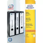 Avery Zweckform L4759 Lever Arch File Spine Labels 29.7 x 6.1 cm 75 Labels White