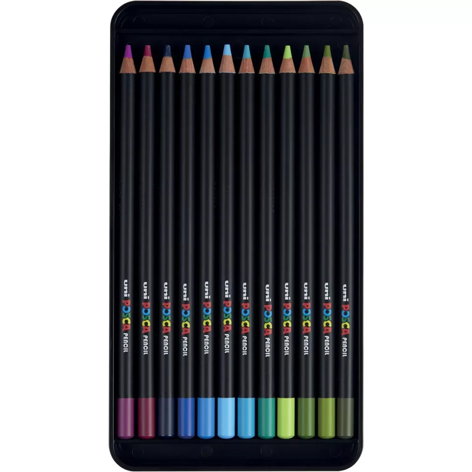 Posca Crayons de couleur, boîte de 36...