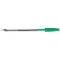 Q-Connect Ballpoint Pen Medium Green with Cap 0.7mm