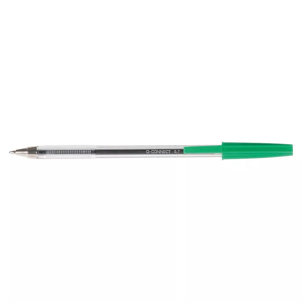 Q-CONNECT balpen, met dop, 0,7 mm,...