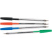 Q-CONNECT balpen, met dop, 0,7 mm, medium punt, groen