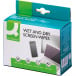 Q-CONNECT Wet & Dry Screen Cleaning Wipes Box of 20 (1 Wet and 1 Dry)
