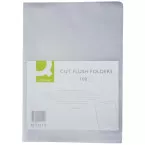Q-CONNECT Grained Corner File Pocket 90 Microns Pack of 100