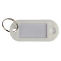 Q-CONNECT key rings, pack of 10, white