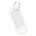 Q-CONNECT key rings, pack of 10, white