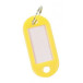 Q-CONNECT sleutelhanger, pak van 10 stuks, geel
