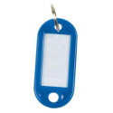 Q-CONNECT sleutelhanger, pak van 10 stuks, donkerblauw