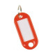 Q-CONNECT keyring, pack of 10, red